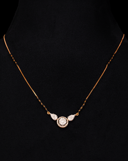 EVA Solitaire Diamond Mangalsutra