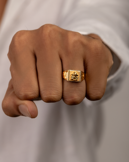 SARAL Classic Gold Ring