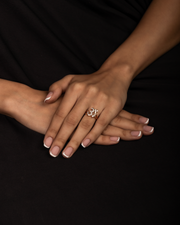 GLEE Om Design Diamond Ring