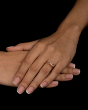 GLEE Infinity Twist Diamond Ring