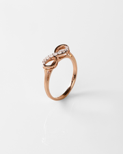GLEE Infinity Twist Diamond Ring
