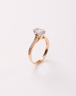 EVA Princess Cut Diamond Ring